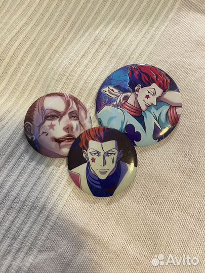 Значки с аниме