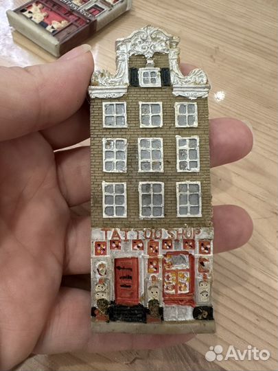 Магниты на холодильник Голландия домики