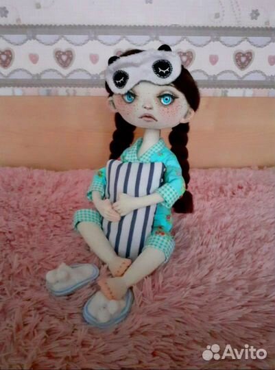 Текстильная кукла ручной работы