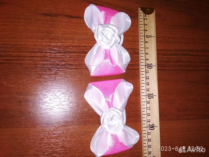 Бантики для волос ручной работы