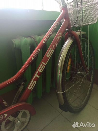 Велосипед стелс с корзиной