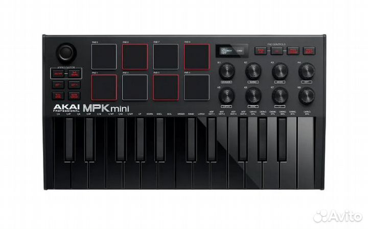 MPK mini 3 Akai black midi-клавиатура (черная)