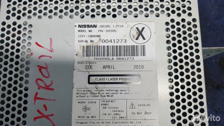Магнитола Nissan X-Trail T31