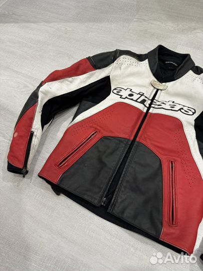 Оригинальная кожаная куртка Alpinestars GP Plus