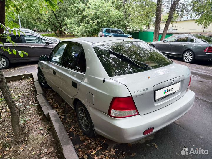Hyundai Accent 1.3 МТ, 2000, 284 950 км