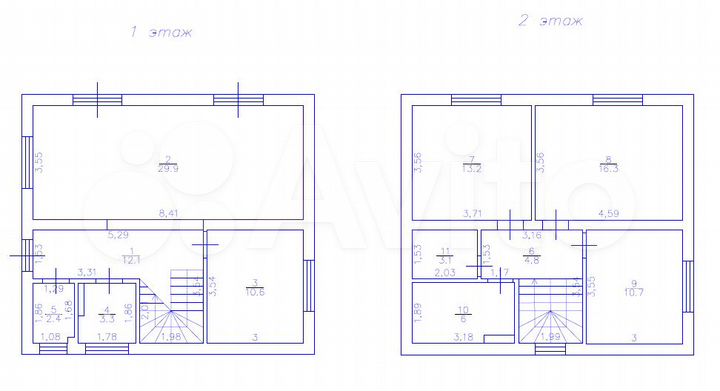 Коттедж 120,6 м² на участке 5 сот.