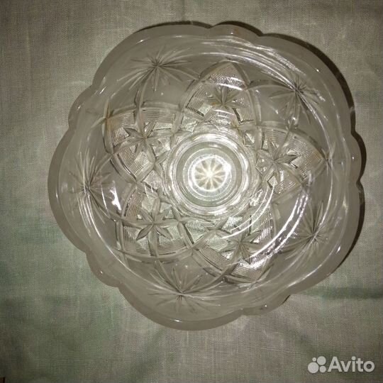 Салатник хрустальный