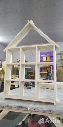 Полки настенные из дерева