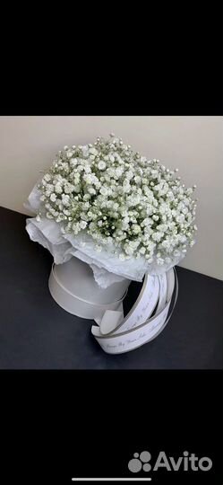 Цветы Композиции из гипсофилы