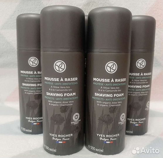 Мужская туалетная вода, пена для бритья, Ив Роше