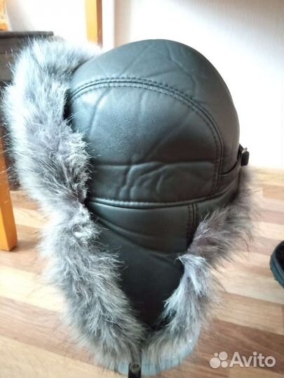Шапка ушанка меховая мужская