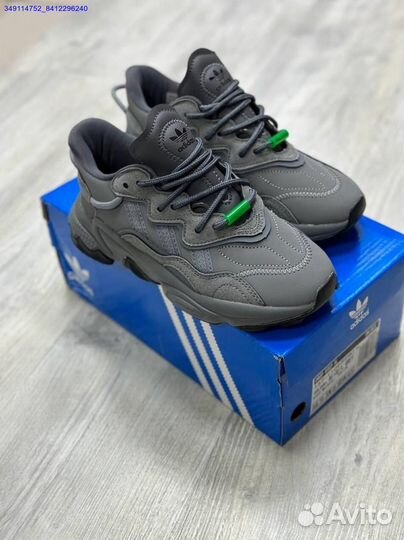 Кроссовки Adidas ozweego серые