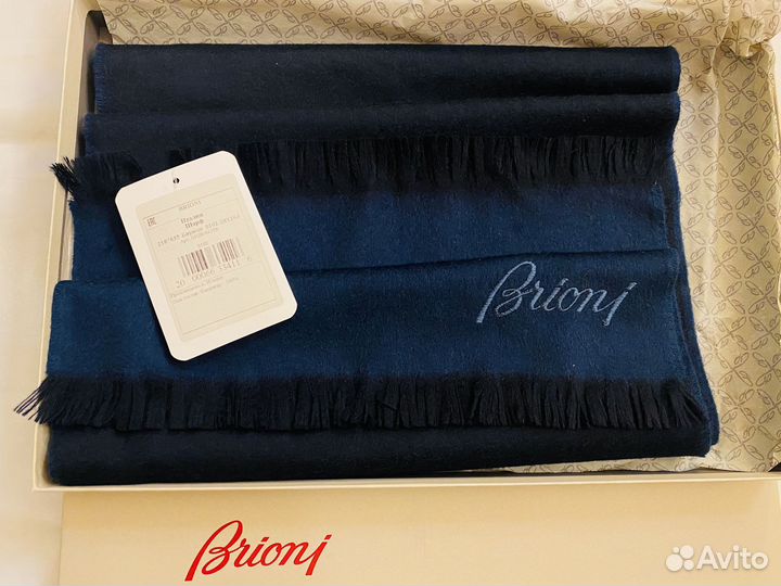 Новый шарф Brioni из кашемира оригинал