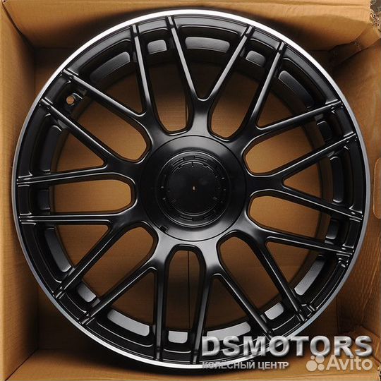 Диски MB44 8/18 5x112 ET43 d66.6 black matt with L
