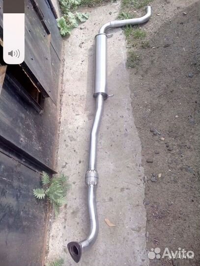 глушитель и резонатор на приору хэтчбек