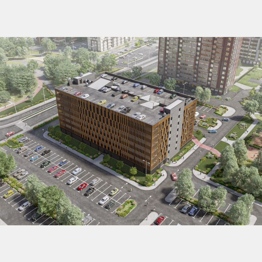 2-к. квартира, 56,6 м², 8/23 эт.
