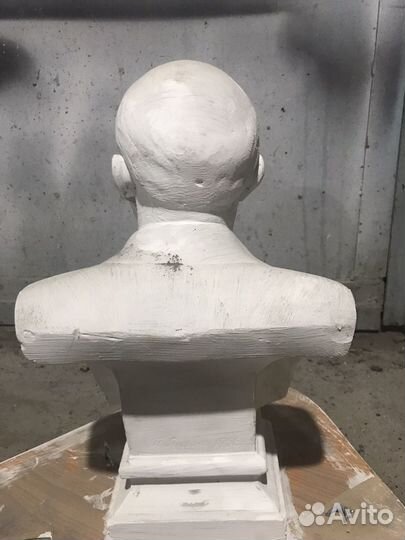 Бюст Ленин, 40 см., П.Яцына, 1958 г