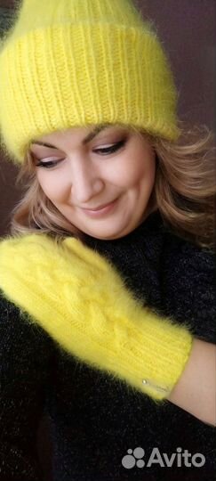 Комплект Зима (шапка и варежки)