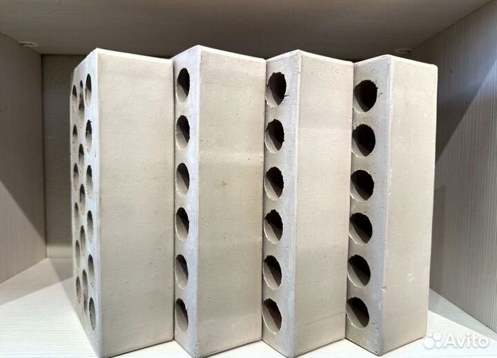 Кирпич гладкий лицевой - Серебро (серого цвета)