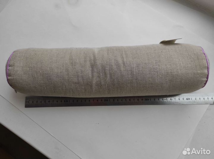 Подушка валик для спины с гречкой