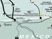 Переход границы Мексика - США
