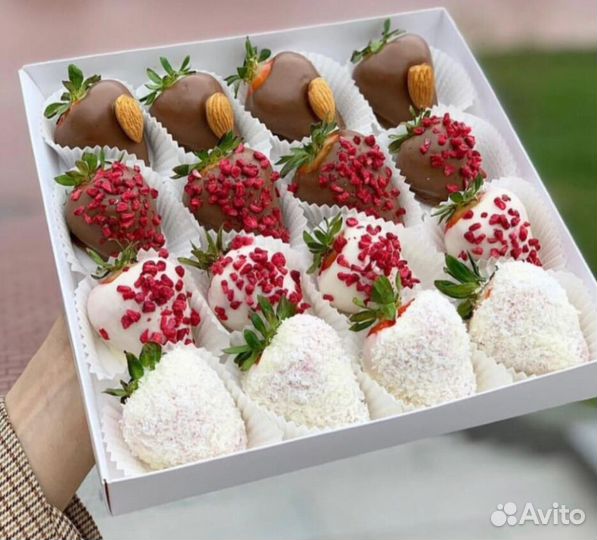 Клубника в шоколаде бокс