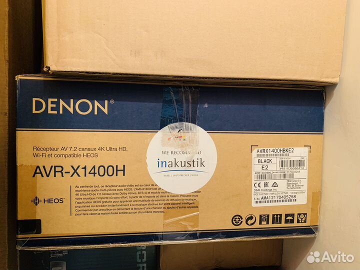 Av ресивер Denon AVR-X1400H