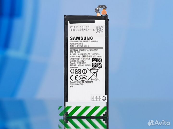 Аккумулятор Galaxy A720 / J730 (OR100 сервисный)