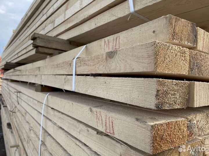 Доска обрезная 25х100