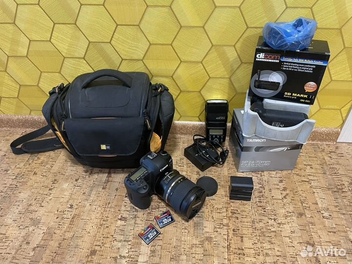 Камера Canon Mark 5D Mark II + 24-70 2.8 + допы