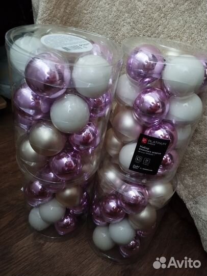 Ёлочные шары стекло новогодние наборы