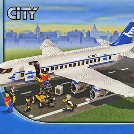 Lego City 7893 пассажирский самолёт