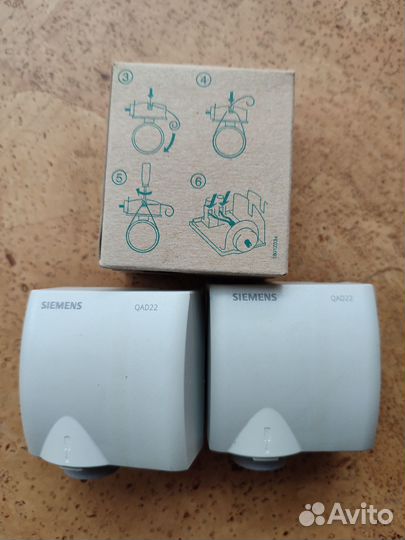 Siemens QAD22 накладной датчик температуры