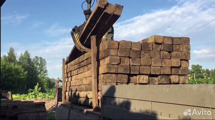 Шпалы деревянные и ж/б, б/у