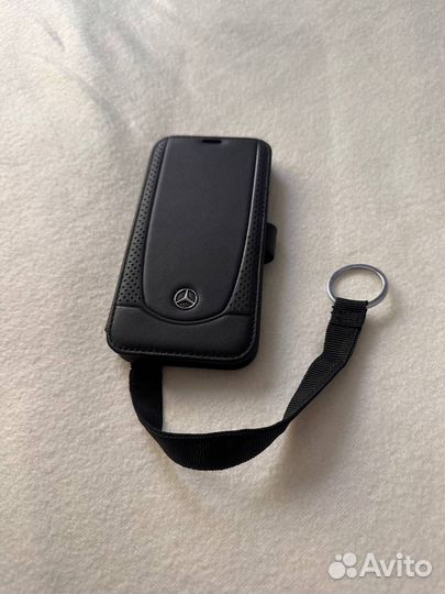 Чехол кожа натур iPhone 14 Pro Новый Mersedes