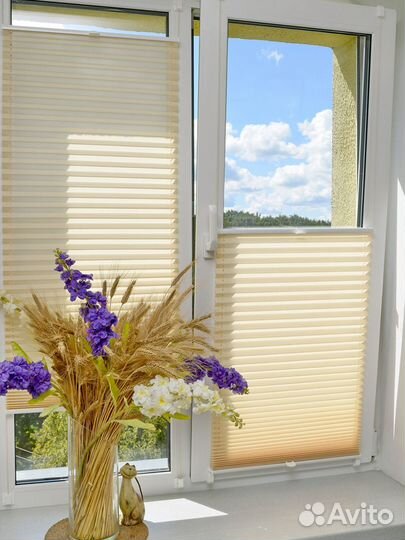 Шторы плиссе, рулонные шторы