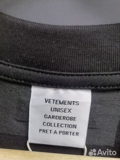 Футболка Vetements оверсайз