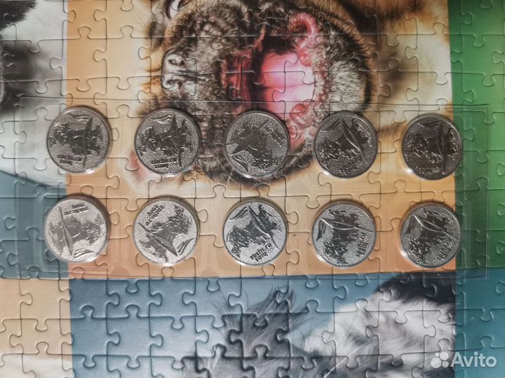 Коллекционные монеты, 25 рублёвые монеты