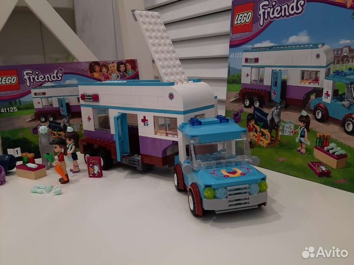 Lego Friends оригинал 41125 ветеринарный трейлер