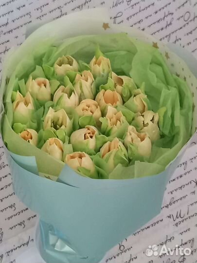 Тюльпаны сладкие зефирные