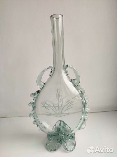 Бутылка стеклянная(декор) Мальцево