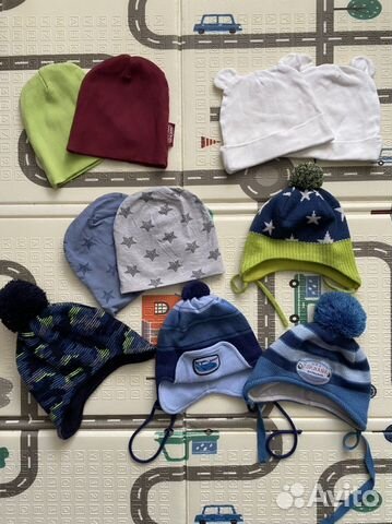 Детские шапки для двойни