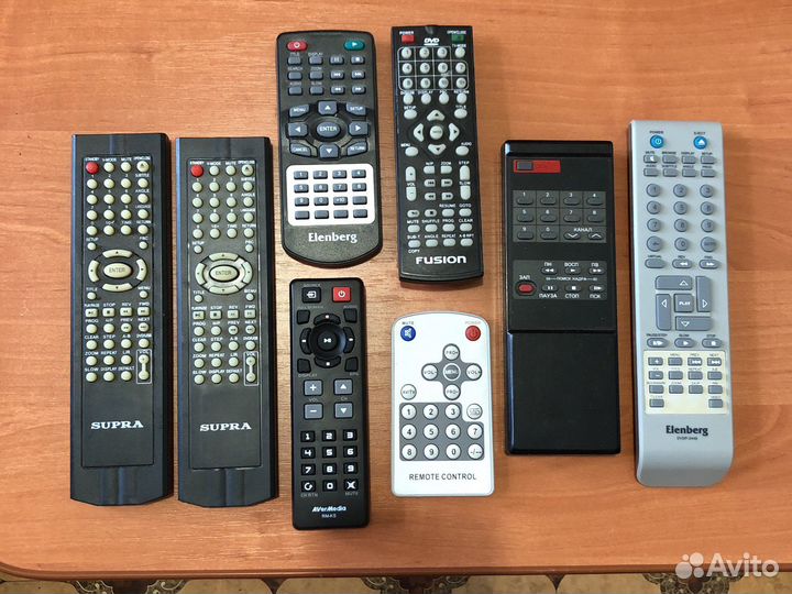 Пульты д/у от разной техники