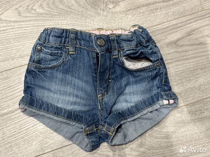 Джинсовые шорты hm для девочки