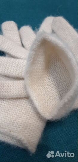 Перчатки пуховые женские