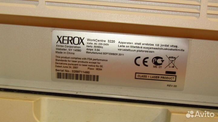 Принтер Мфу Xerox WorkCentre 3220