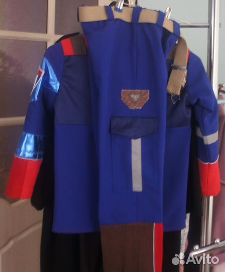 Новогодний костюм Капитан Америка 7л