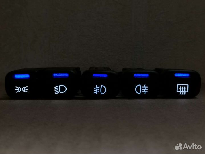 Пересвет кнопок ваз 2114