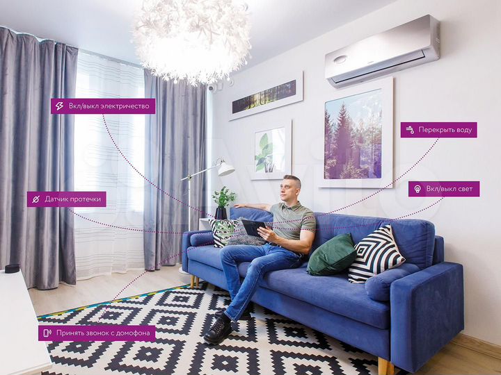 3-к. квартира, 63,4 м², 4/13 эт.