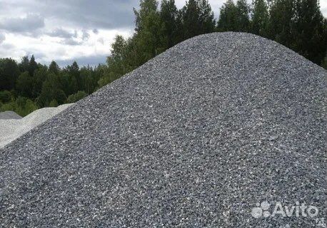 Щебень известняковый гравий гранит отсев с доставк